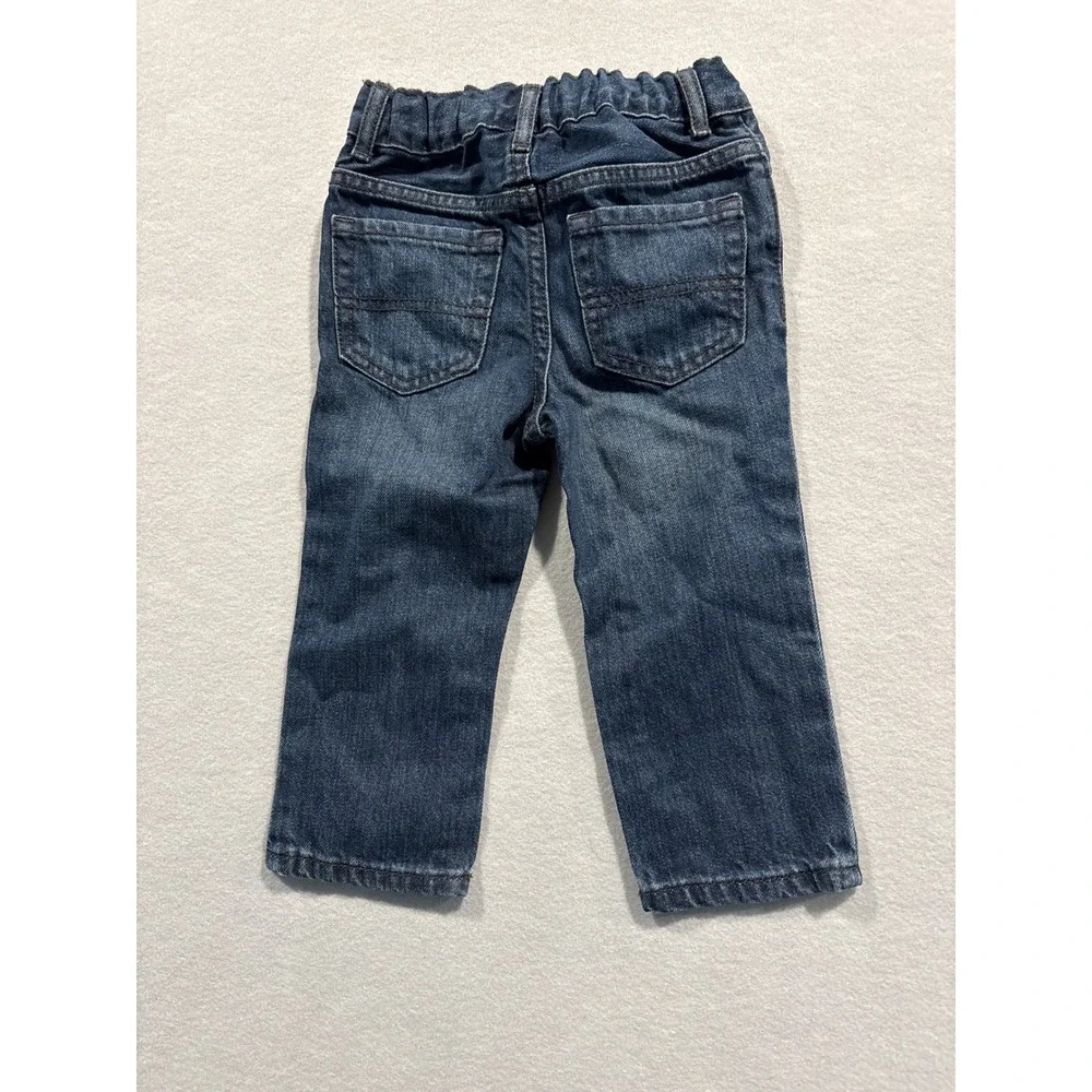 The Childrens Place Toddler Boys Skinny Jeans Dark Wash Blue 18-24M NWT